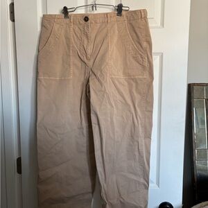 Nicole Miller women’s Khaki wide leg Chinos